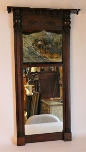 FEDERAL PAINTED WALL MIRROREar