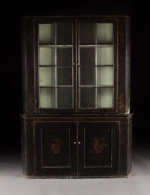 Federal painted wood glazed pa