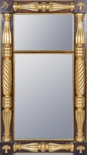 FEDERAL PARCEL-GILT MAHOGANY M