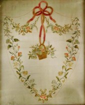 FEDERAL PERIOD EMBROIDERY, SIL