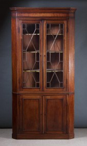 FEDERAL PERIOD MAHOGANY CORNER