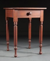 Federal pine single-drawer wor