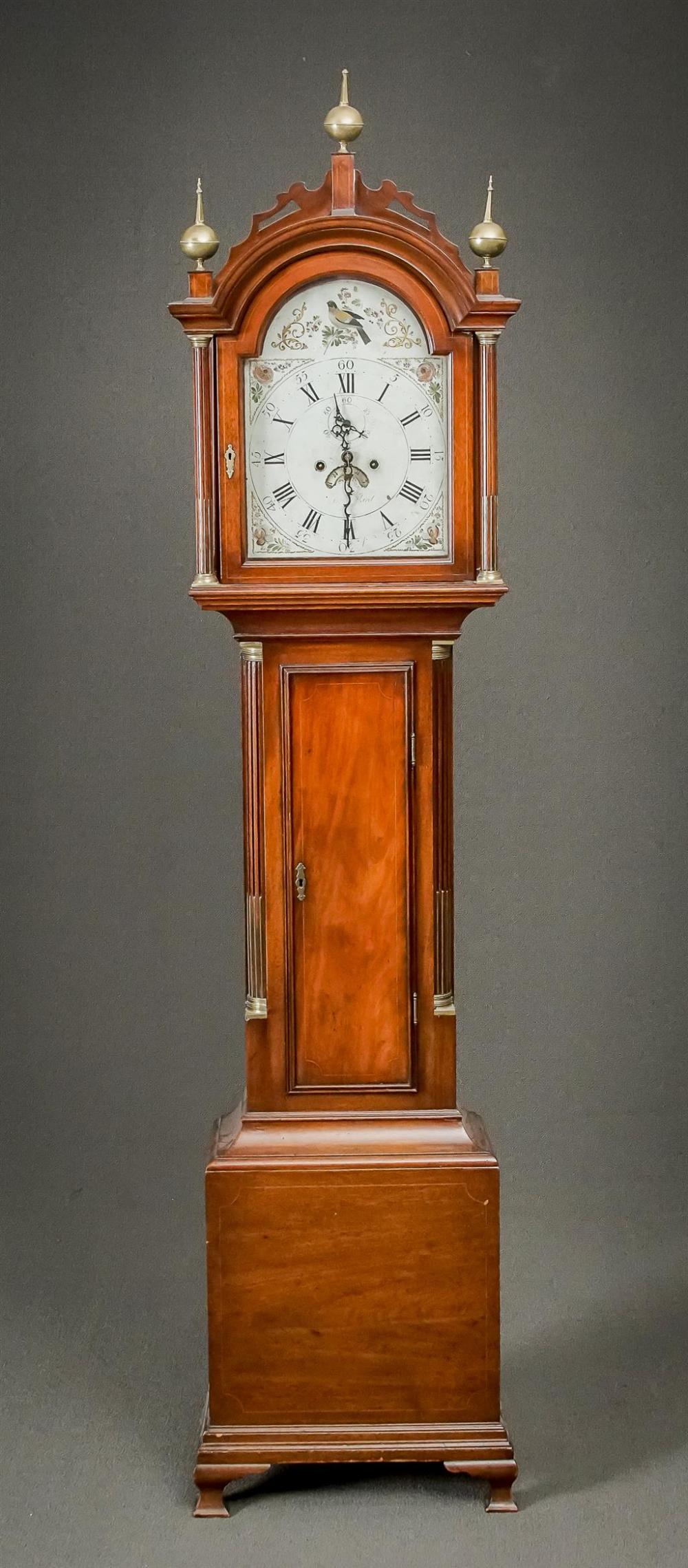 FEDERAL SATINWOOD INLAID BRASS