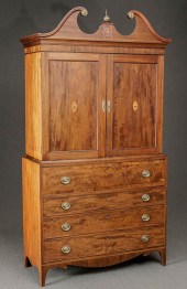 FEDERAL SATINWOOD INLAID CHERR