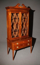 FEDERAL SATINWOOD INLAID MAHOG
