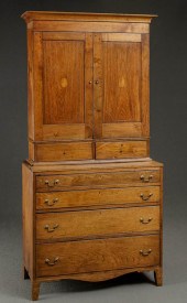 FEDERAL SATINWOOD INLAID WALNU