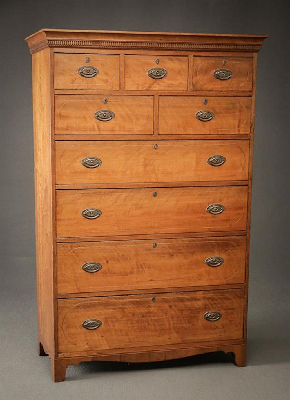 FEDERAL SATINWOOD INLAID WALNUT