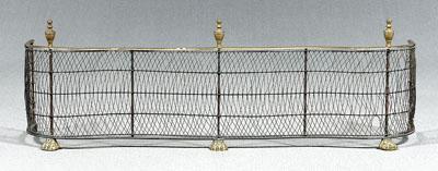Federal serpentine fire fender, urn