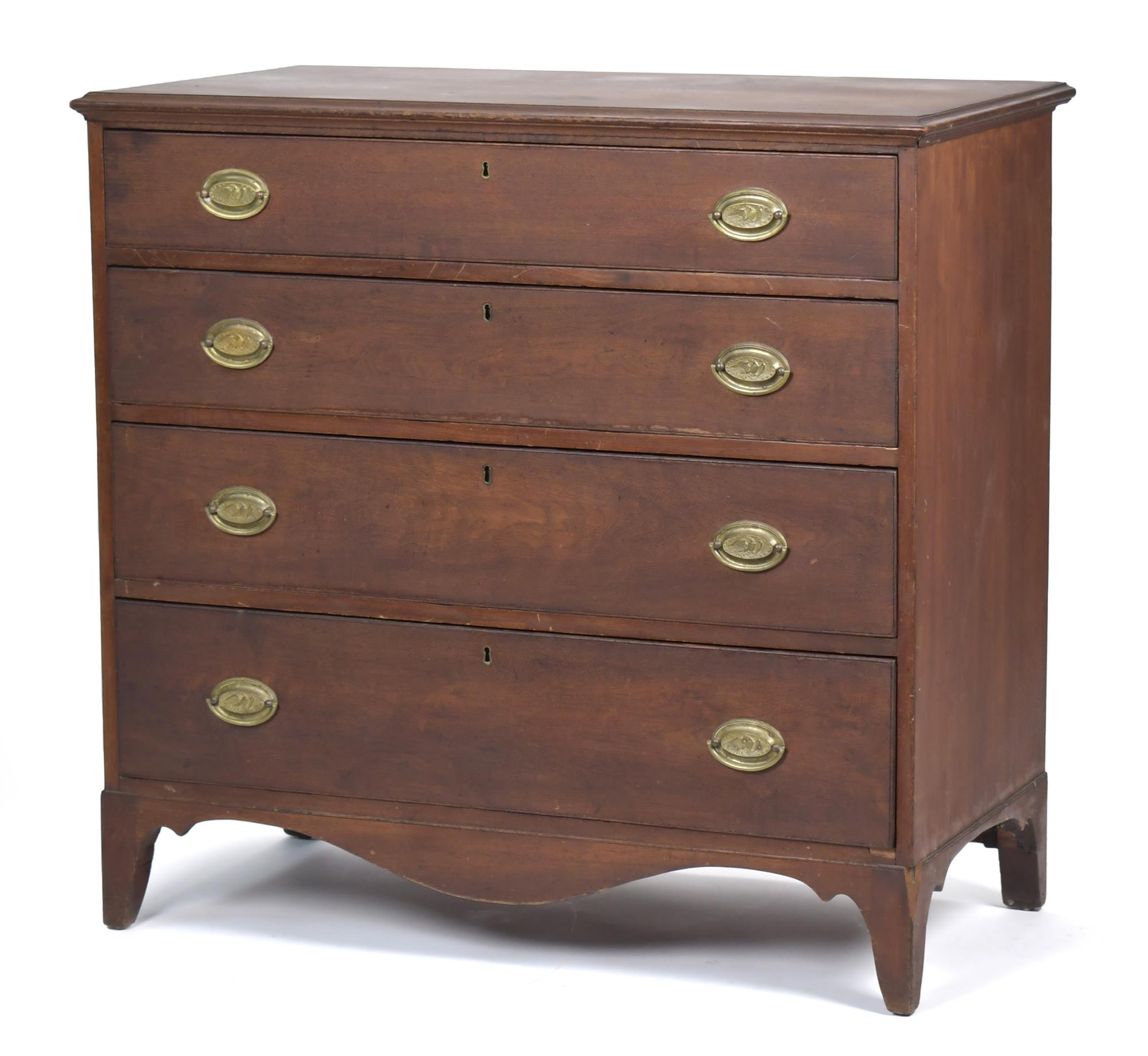 FEDERAL SOUTHERN WALNUT CHEST, CA
