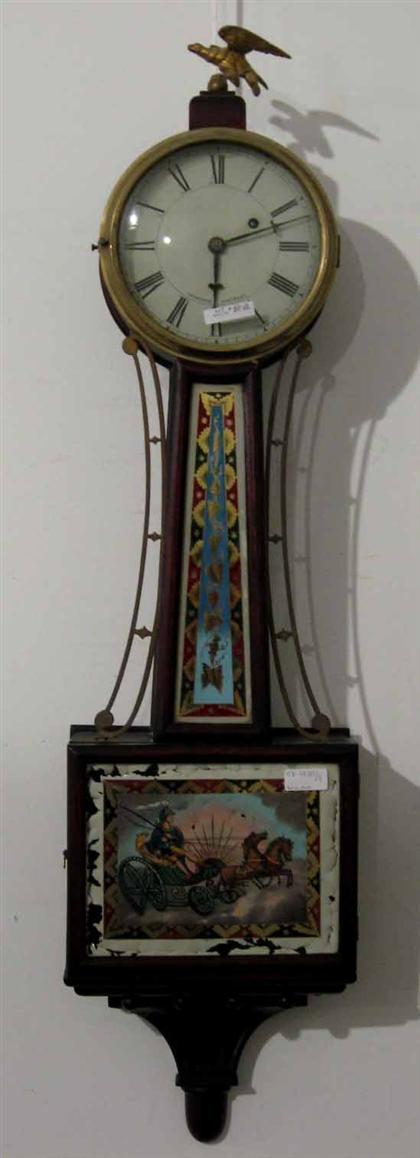 Federal style banjo clock    20th