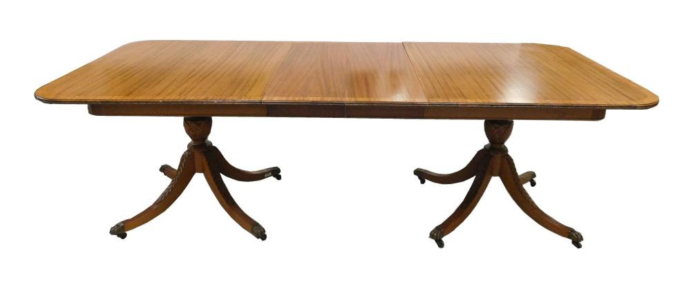 FEDERAL STYLE BANQUET TABLE, DOUBLE