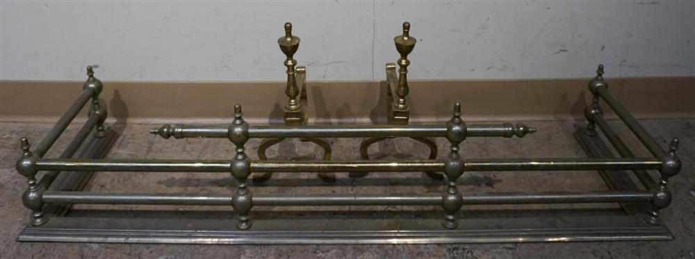 FEDERAL STYLE BRASS FIRE FENDER AND