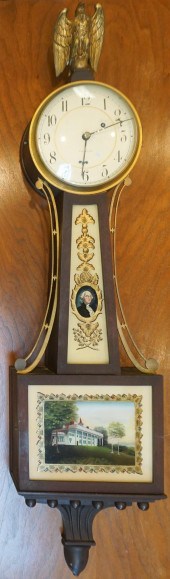 FEDERAL STYLE BRASS MOUNTED MA