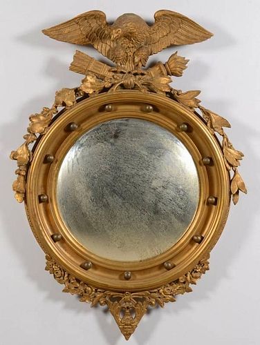 FEDERAL STYLE BULL'S EYE MIRROR