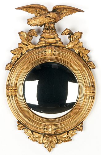 FEDERAL STYLE BULLSEYE MIRROR W/