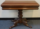 FEDERAL STYLE CARVED MAHOGANY