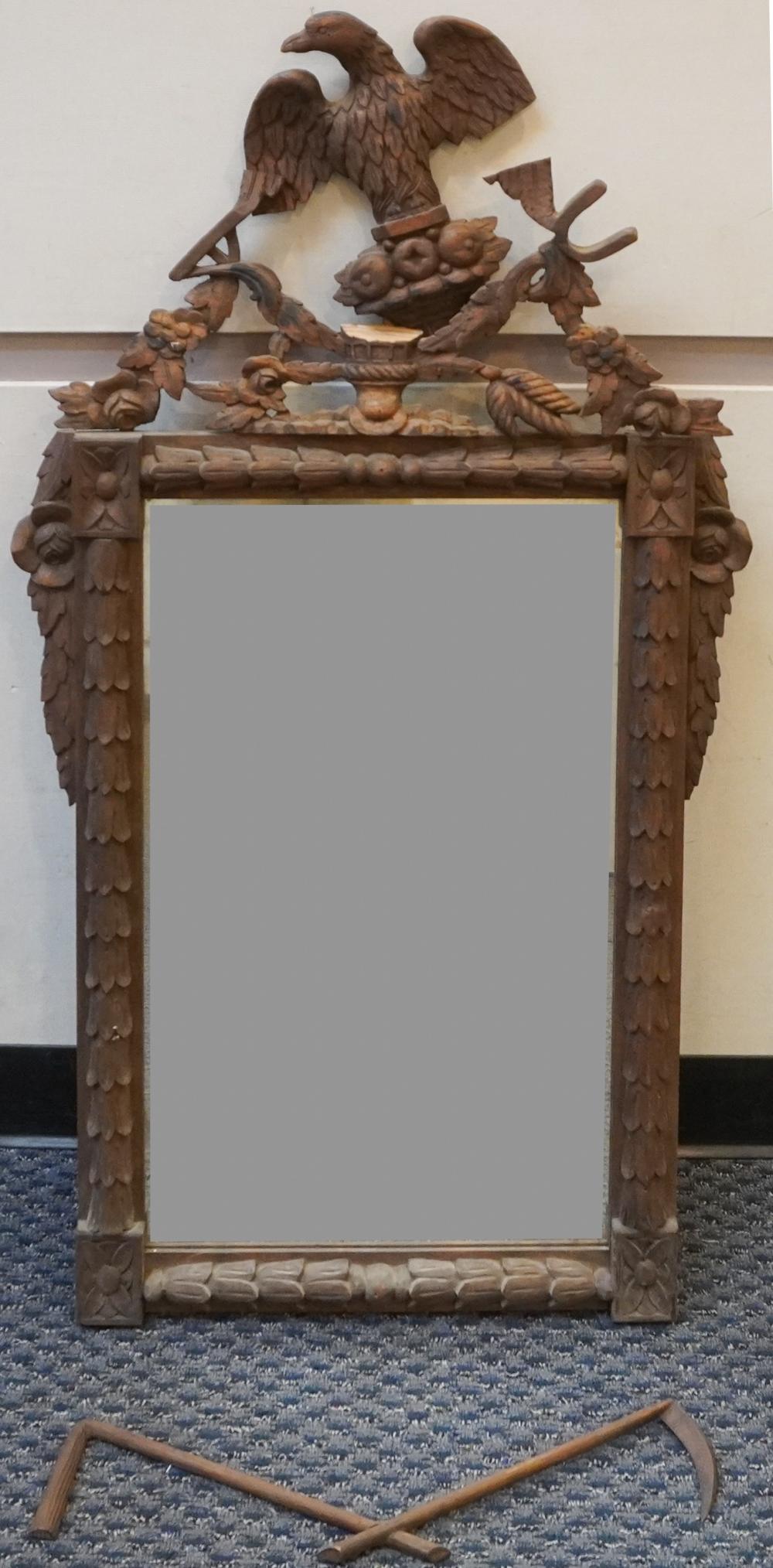 FEDERAL STYLE CARVED WALNUT FRAME
