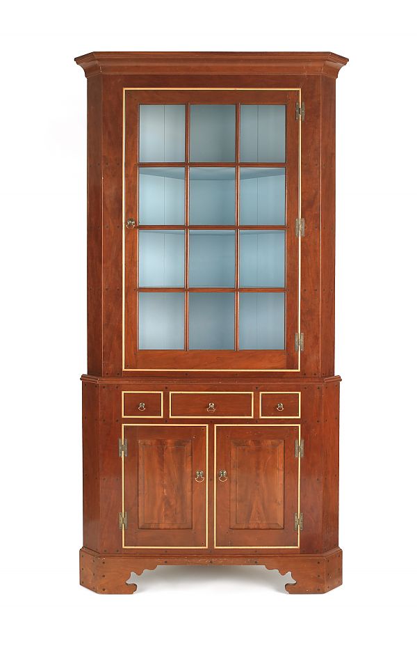 Federal style cherry two-part