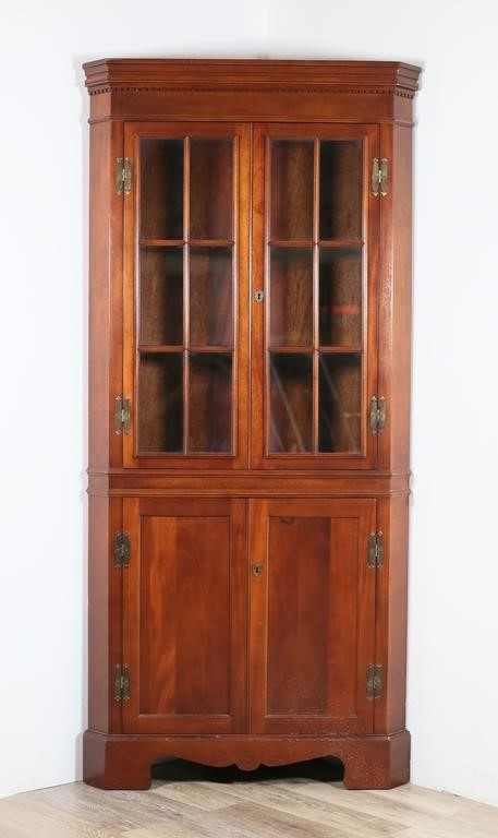 FEDERAL STYLE CORNER CABINETFederal