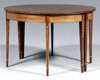 Federal style dining table, in