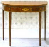 Federal style game table  maho