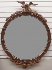 FEDERAL STYLE GESSOED MIRROR,