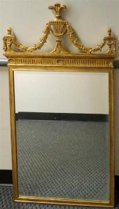 FEDERAL STYLE GILT DECORATED B