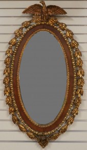 FEDERAL STYLE GILT GESSO AND W