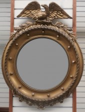 FEDERAL STYLE GILT ROUND CONVE
