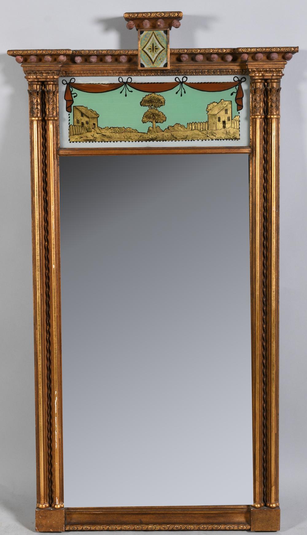FEDERAL STYLE GILTWOOD AND