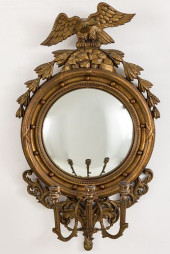 FEDERAL STYLE GILTWOOD CONVEX
