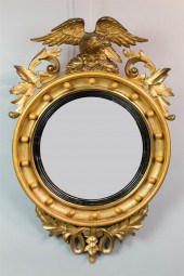FEDERAL STYLE GILTWOOD CONVEX