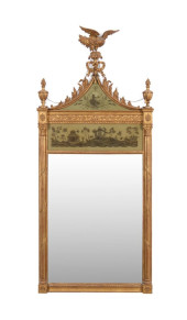 FEDERAL STYLE GILTWOOD EGLOMIS