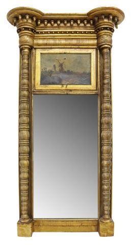 FEDERAL STYLE GILTWOOD TRUMEAU
