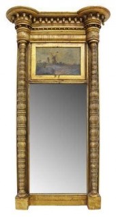 FEDERAL STYLE GILTWOOD TRUMEAU