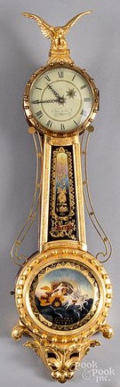 FEDERAL STYLE GIRANDOLE CLOCKF