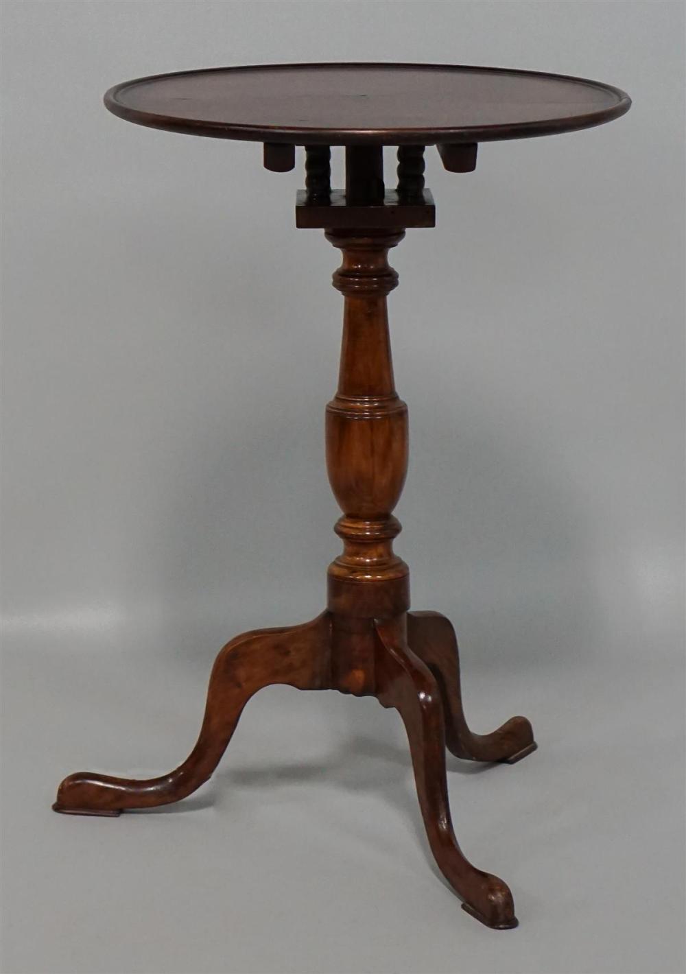 FEDERAL STYLE HARDWOOD TILT TOP TEA