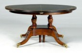 Federal style inlaid dining ta
