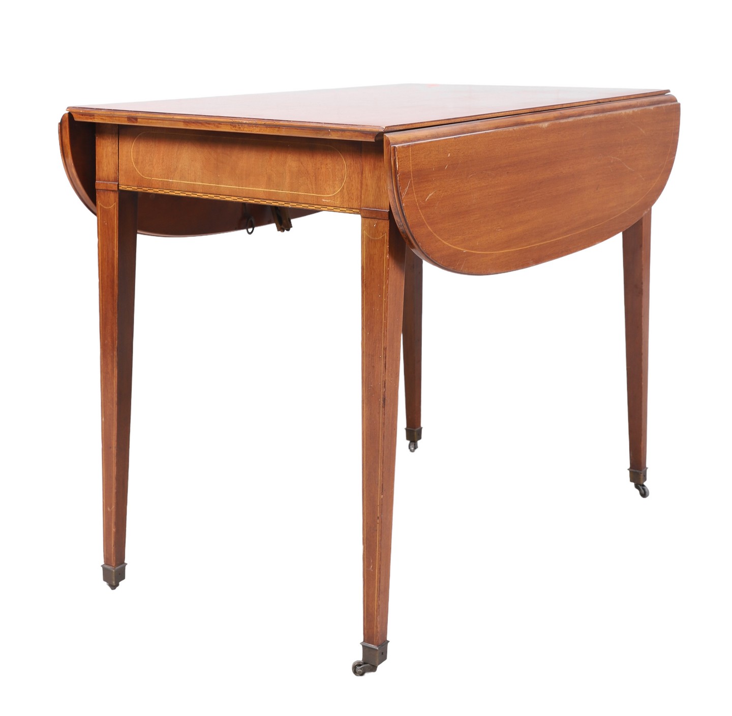 Federal style inlaid drop leaf