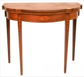 FEDERAL STYLE INLAID GAMES TAB