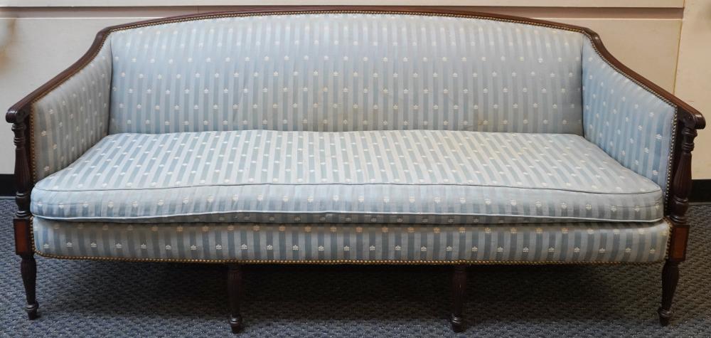 FEDERAL STYLE INLAID MAHOGANY AND
