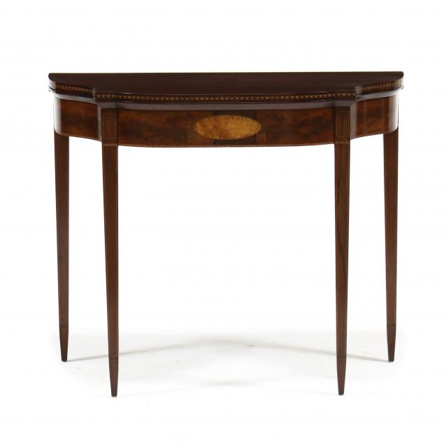 FEDERAL STYLE INLAID MAHOGANY
