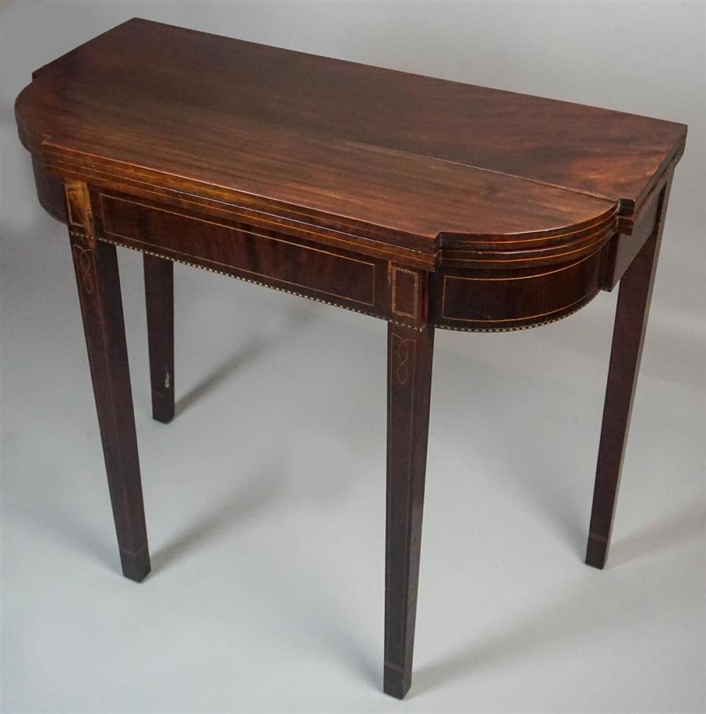FEDERAL STYLE INLAID MAHOGANY