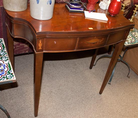 Federal style inlaid mahogany