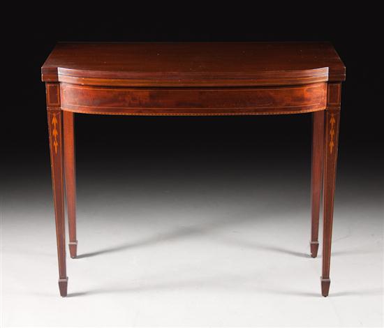 Federal Style inlaid mahogany