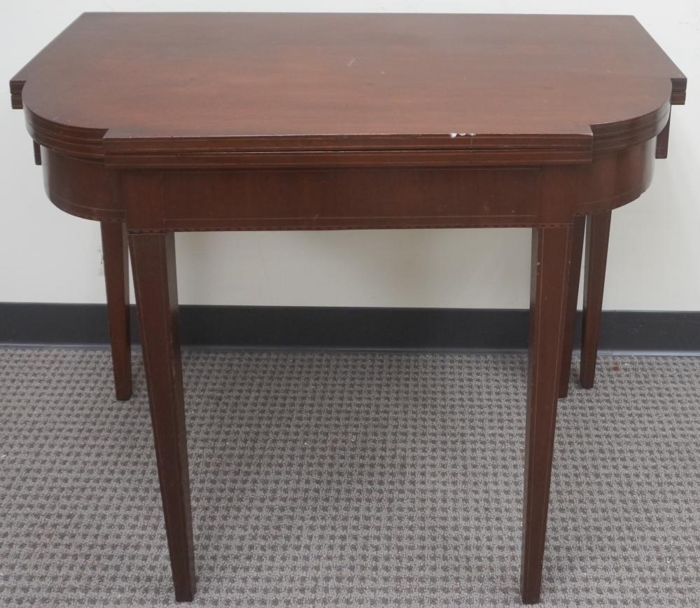 FEDERAL STYLE INLAID MAHOGANY