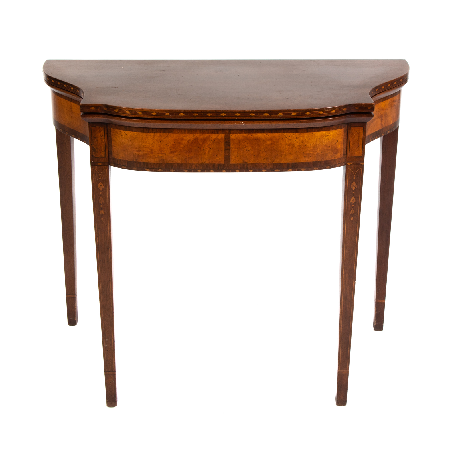 FEDERAL STYLE INLAID MAHOGANY GAMES