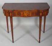FEDERAL STYLE INLAID MAHOGANY