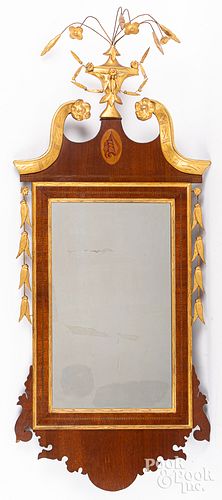 FEDERAL STYLE INLAID MAHOGANY