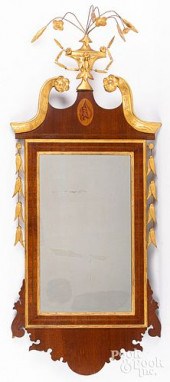 FEDERAL STYLE INLAID MAHOGANY